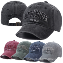 Hot custom new york sport golf hat white baseball cap for men